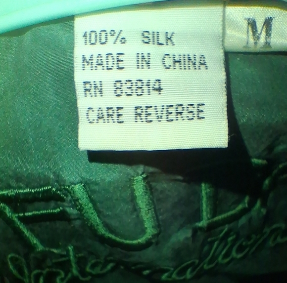 Fuda International 100% Silk Colorful Patterned Jacket In A Ladies Size Medium. - Picture 3 of 7